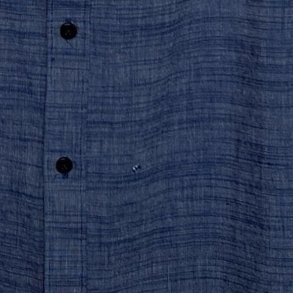 Selected Homme Shirt Men Medium Slim Blue Twill Button-up Classic Casual  Preppy - Picture 5 of 8